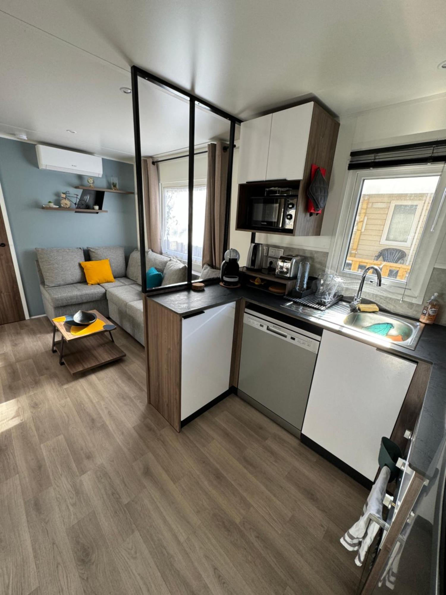 Mobil Home Tout Confort Camping Les Viviers Cap Ferret Леж-Кап-Ферре Екстер'єр фото