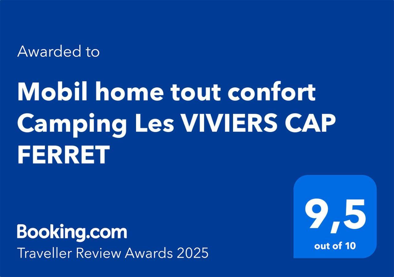Mobil Home Tout Confort Camping Les Viviers Cap Ferret Леж-Кап-Ферре Екстер'єр фото
